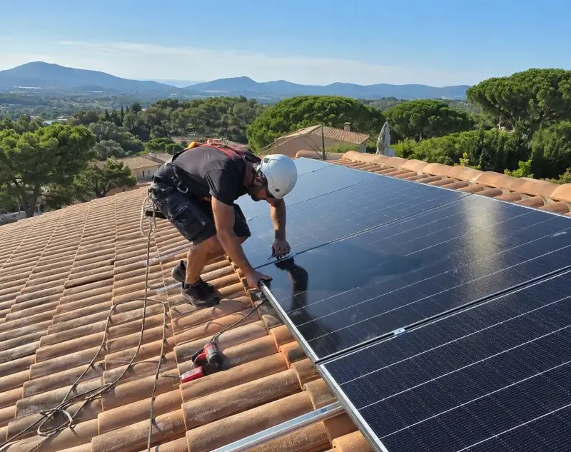 Installateur panneaux solaires Les Martys — pose photovoltaïque sur toiture